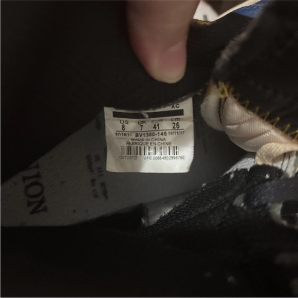 Air Jordan1 High-Top Sneakers - Blue, Red, White, Black replicas - Picture 6 of 7